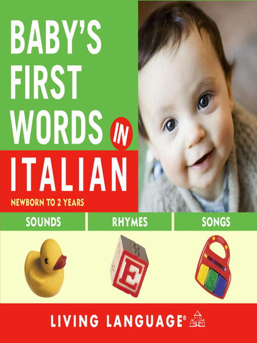 Baby's First Words in Italian (MP3)